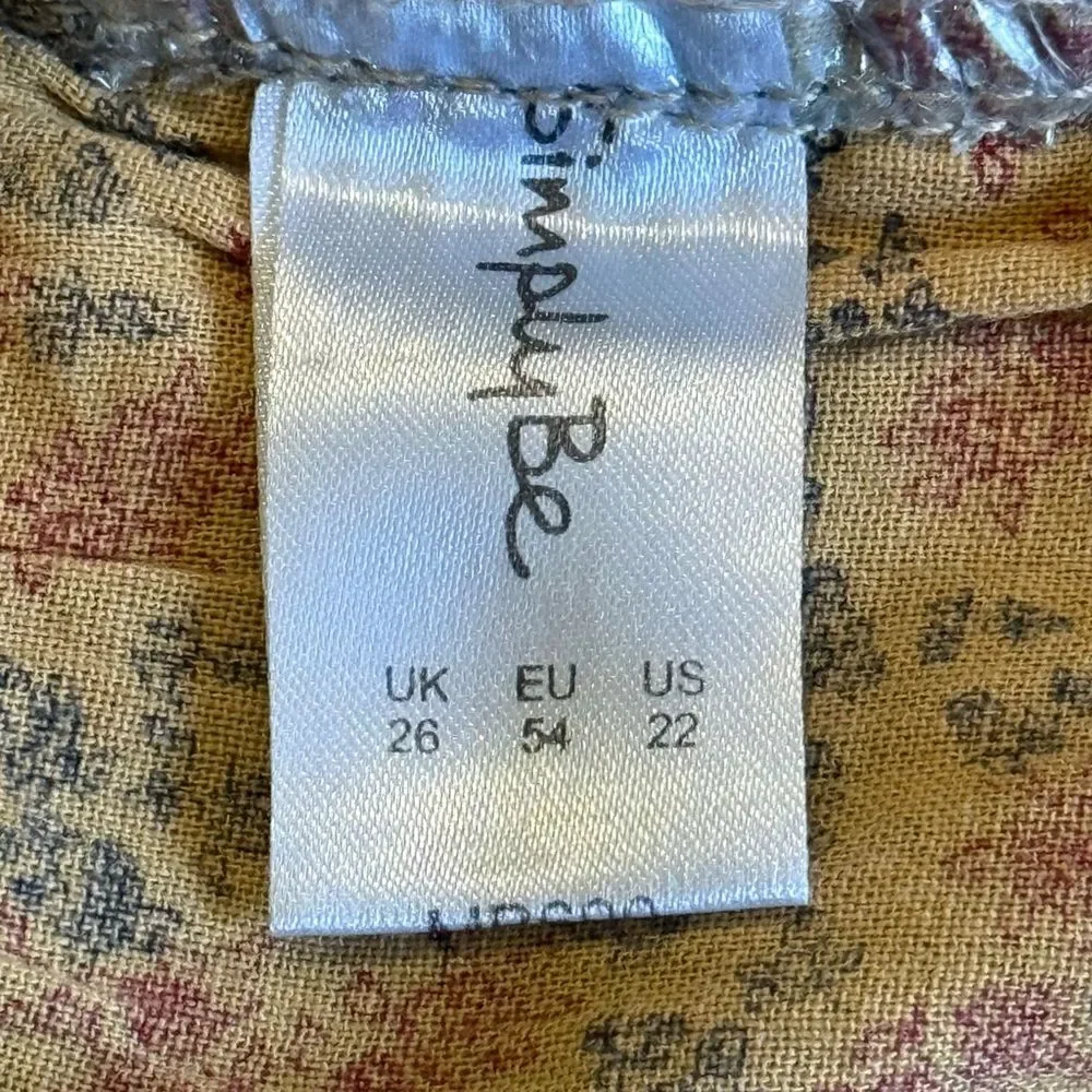 NWT Simply Be Denim Button Fly Denim Jean Shorts Plus Sz 22